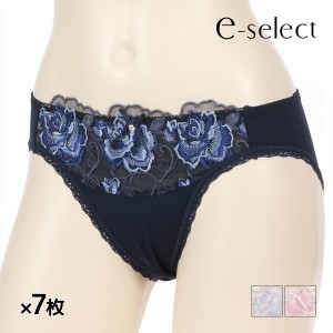 送料無料 同色7枚セット e-select イーセレクト ショーツ ペアショーツ アツギ ATSUGI | パンツ パンティ パンティー レース レースショ