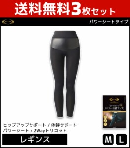 送料無料3枚セット RIZAP ライザップ レディース スタイルアップ レギンス パワーシート グンゼ GUNZE | 女性 婦人 レディース レディス 