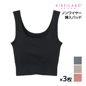 送料無料3枚セット KIREILABO キレイラボ 快適バストケア ハーフトップ ブラ 日本製 グンゼ GUNZE | 女性 レディース レディス インナー 