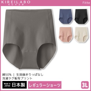 KIREILABO キレイラボ Fitte フィッテ 3Lサイズ レギュラーショーツ 日本製 グンゼ GUNZE パンツ | 女性 下着 レディース インナー レデ