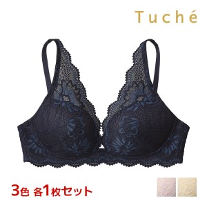 3色1枚ずつ 送料無料3枚セット Tuche トゥシェ Sweet Make Bra ワイヤレスブラジャー グンゼ GUNZE | ノンワイヤーブラジャー ブラジャー