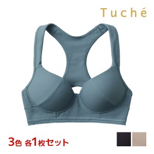 3色1枚ずつ 送料無料3枚セット Tuche トゥシェ ACTIBALANCE アクティバランス ノンワイヤーブラジャー グンゼ GUNZE| ブラジャー ブラ ハ