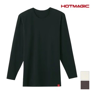 HOTMAGIC ホットマジック 綿のチカラ 9分袖シャツ グンゼ GUNZE 防寒 ヒートテック | 冬 メンズ 9分袖 tシャツ ロンt あったかインナー 