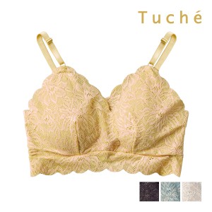 Tuche トゥシェ cherish moon ブラレット ノンワイヤーブラジャー グンゼ GUNZE | ハーフトップブラ ブラ ブラジャー ワイヤレスブラ ワ