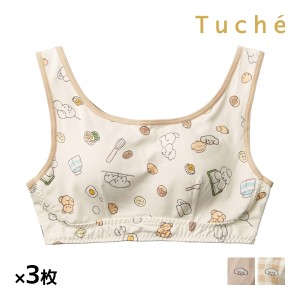 送料無料 同色3枚セット Tuche トゥシェ NIGHT ナイトブラ ノンワイヤーブラジャー グンゼ GUNZE | ナイトブラジャー 夜用 ブラ おやすみ