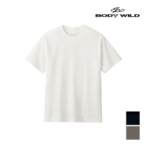 BODYWILD ボディワイルド ジェンダーニュートラル ジャケット対応 クルーネックTシャツ 半袖丸首 グンゼ GUNZE | シャツ Tシャツ 半袖 丸