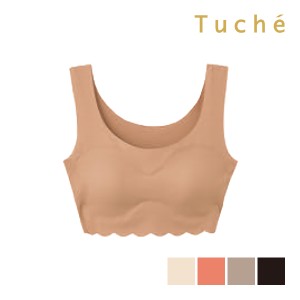 Tuche トゥシェ 完全無縫製 縫い目0 ゼロ ハーフトップ ノンワイヤーブラジャー グンゼ GUNZE 日本製 | 女性下着 婦人肌着 レディースイ