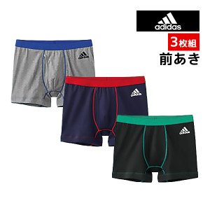 30%OFF adidas アディダス ボクサーブリーフ 前あき 3枚組 グンゼ GUNZE | メンズ 男性 紳士 下着 前開き 肌着 ボクサー パンツ ショーツ