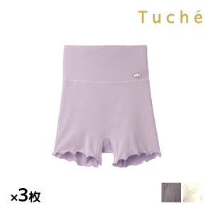 送料無料 同色3枚セット Tuche トゥシェ NIGHT ハラマキ付ショーツ パンツ 腹巻 はらまき グンゼ GUNZE | ハラマキ 腹巻き 楽 ショーツ 