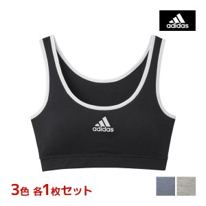 3色1枚ずつ 送料無料3枚セット adidas アディダス ハーフトップ スポーツブラジャー スポブラ グンゼ GUNZE | ハーフトップブラ ハーフト