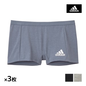 送料無料 同色3枚セット adidas アディダス ハーフショーツ パンツ 女性 グンゼ GUNZE| ショーツ パンティー パンティ スポーツ ブランド