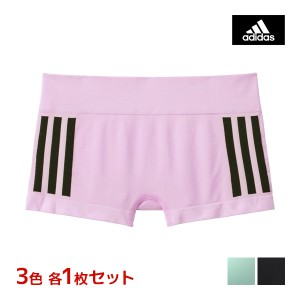 3色1枚ずつ 送料無料3枚セット adidas アディダス ハーフショーツ パンツ グンゼ GUNZE | ショーツ パンティー パンティ スポーツ ブラン