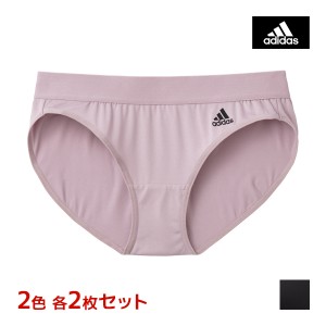 2色2枚ずつ 送料無料4枚セット adidas アディダス ハーフショーツ パンツ グンゼ GUNZE| ショーツ パンティー パンティ スポーツ ブラン