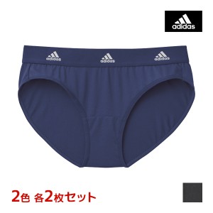 2色2枚ずつ 送料無料4枚セット adidas アディダス ハーフショーツ パンツ グンゼ GUNZE| ショーツ パンティー パンティ スポーツ ブラン