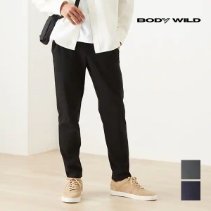 BODYWILD ボディワイルド ストレッチパンツ テーパード ズボン ボトムス 綿混 グンゼ GUNZE | 男性 紳士 メンズ レギンス パンツ おしゃ