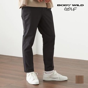 BODYWILD ボディワイルド GOLF ハイストレッチナイロンパンツ テーパード ゴルフ ズボン ボトムス グンゼ GUNZE | 男性 紳士 メンズ ブラ