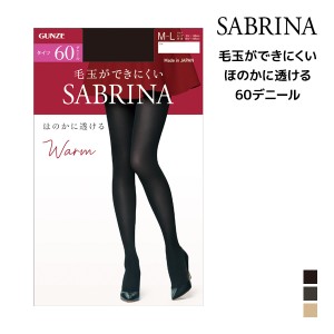 SABRINA サブリナ ウォームタイツ ほのかに透ける 60デニール タイツ グンゼ GUNZE | あったか あったかタイツ 温かい 暖かい 防寒 シア