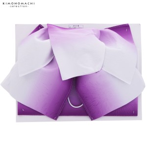 大人用 結び帯単品「紫色ぼかし 花火」 作り帯 付け帯 浴衣帯ss2403ohs10ss2406ohs10