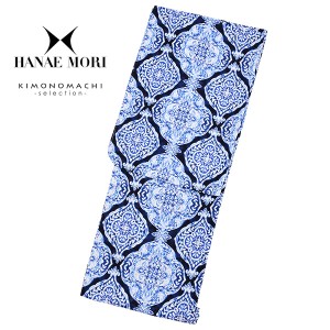 HANAE MORI 浴衣単品「濃藍色 更紗」ブランド浴衣単品 レディース 浴衣単品 変わり織り浴衣ss2403ykl10ss2406ykl10