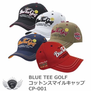 BLUE TEE GOLF ブルーティーゴルフ コットンスマイルキャップ CP-001