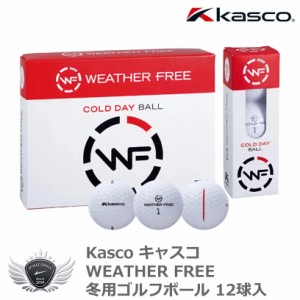 キャスコ WEATHER FREE 冬用ゴルフボール 12球入