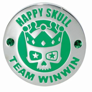 WINWIN STYLE メガマーカー HAPPY SKULL グリーン MM-256