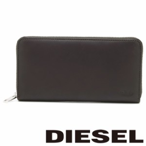 ディーゼル 長財布 DIESEL 財布 メンズ ブラウン イエロー レザー 牛革 X08423 P0685 H9031 【誕生日 お祝い プレゼント ギフト】 【dgpc