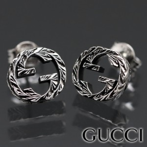 グッチ ピアス GUCCI インターロッキングG シルバー925 男女兼用 レディース メンズ 457109-J8400-0811 【誕生日 お祝い プレゼント ギフ