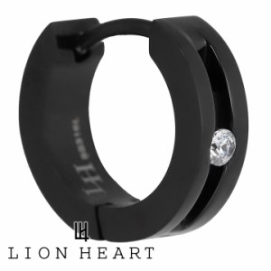 ライオンハート ピアス 片耳 メンズ 男性用 シングル フープピアス LION HEART LHMP001N 【国内正規品】 【母の日 誕生日 お祝い プレゼ