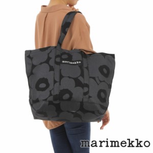 マリメッコ marimekko トートバッグ ハンドバッグ 大容量 ママバッグ 旅行 レディース ピエニ ウニッコ ペルスカッシ ブラック コットン 