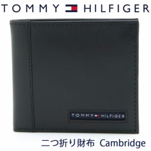 トミーヒルフィガー 二つ折り財布 TOMMY HILFIGER 財布 メンズ ブラック 31TL25X023 BLACK 【父の日 誕生日 お祝い プレゼント ギフト】