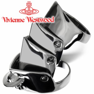ヴィヴィアンウエストウッド リング 指輪 Vivienne Westwood ヴィヴィアン レディース メンズ 男女兼用 アーマーリング ガンメタル 64030