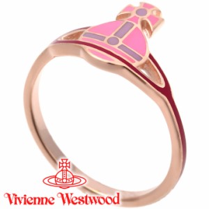 ヴィヴィアンウエストウッド リング 指輪 レディース Vivienne Westwood オーブ ヴィヴィアン ケイトリング ネオンピンク×ピンクゴール