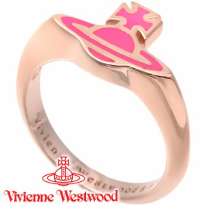 ヴィヴィアンウエストウッド リング 指輪 レディース Vivienne Westwood オーブ ヴィヴィアン ロミーナリング ピンク×ピンクゴールド 【