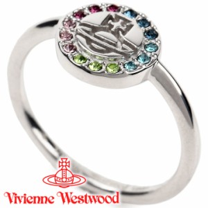 ヴィヴィアンウエストウッド リング 指輪 オーブ Vivienne Westwood レディース クラレッタリング シルバー×マルチカラー 64040103-W304