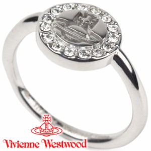 ヴィヴィアンウエストウッド リング 指輪 オーブ Vivienne Westwood レディース クラレッタリング シルバー×クリア 64040103-W110 【父