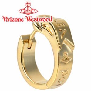 ヴィヴィアンウエストウッド ピアス メンズ レディース Vivienne Westwood ヴィヴィアン ボビーシングルフープピアス ゴールド 片耳用 62