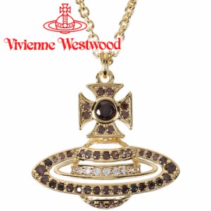 ヴィヴィアンウエストウッド ネックレス レディース Vivienne Westwood オーブ ヴィヴィアン エルミンバスレリーフペンダント ゴールド×