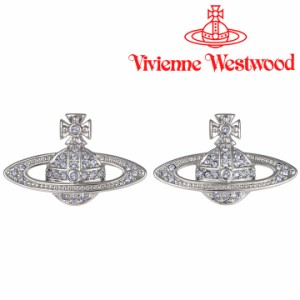 ヴィヴィアンウエストウッド ピアス レディース Vivienne Westwood ミニバスレリーフピアス シルバー×ライトサファイア 62020033-02P218