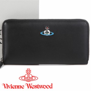 ヴィヴィアンウエストウッド 財布 ヴィヴィアン Vivienne Westwood ラウンドファスナー長財布 レディース メンズ ブラック 51050023 NAPP