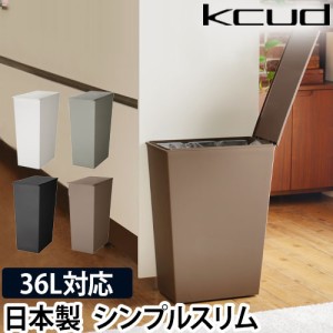 アイムディー ゴミ箱 クード シンプルスリム KUDSP-SL ダストボックス ペール 屑かご スリム 3分別 45l おしゃれ ポリ袋 ふた付き 薄型 