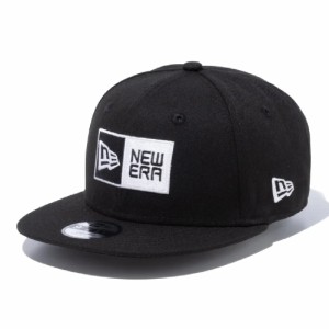 【新品】ニューエラ Child 9FIFTY ボックスロゴ ブラック ホワイト 1個 New Era NewEra