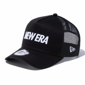 【新品】ニューエラ 9FORTY A-Frame トラッカー ワードマークロゴ ブラック ホワイト 1個 New Era NewEra