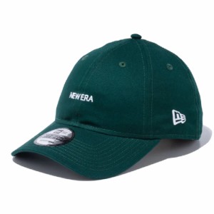 【新品】ニューエラ 9THIRTY NEW ERA ミニロゴ ノンウォッシュコットン ダークグリーン ホワイト ダークグリーン 1個 New Era NewEra