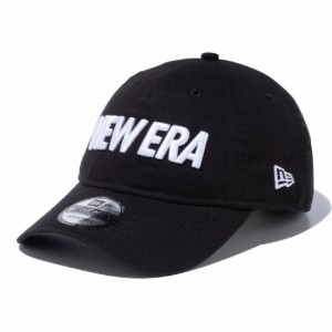 【新品】ニューエラ 9TWENTY ワードマークロゴ ブラック ホワイト 1個 New Era NewEra