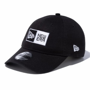 【新品】ニューエラ 9TWENTY ウォッシュドコットン ボックスロゴ ブラック ホワイト ブラック 1個 New Era NewEra