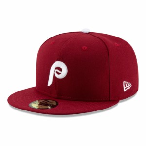 【新品】ニューエラ 59FIFTY MLBオンフィールド フィラデルフィア・フィリーズ オルタネイト2 カーディナル 1個 New Era NewEra