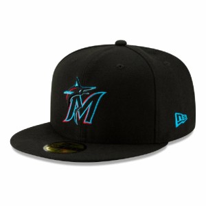 【新品】ニューエラ 59FIFTY MLBオンフィールド マイアミ・マーリンズ ゲーム ブラック 1個 New Era NewEra