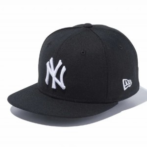 【新品】ニューエラ Child 9FIFTY ニューヨーク・ヤンキース ブラック ホワイト ブラック ホワイト 1個 New Era NewEra