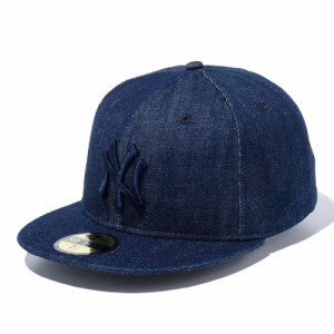 【新品】ニューエラ 59FIFTY ニューヨーク・ヤンキース インディゴデニム ネイビー ネイビー 1個 New Era NewEra